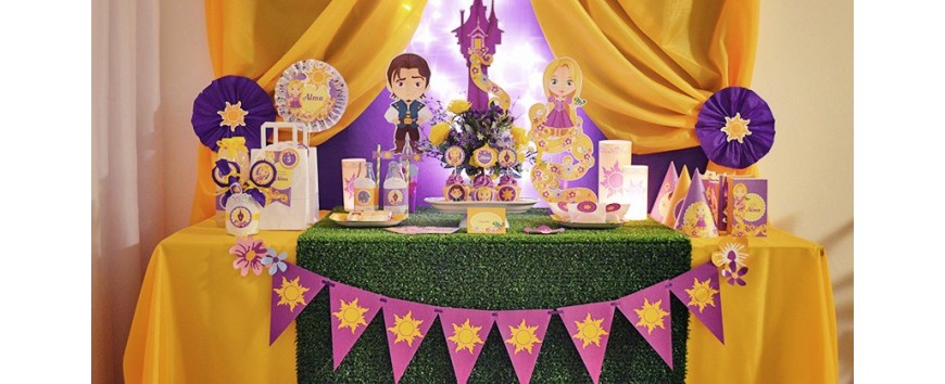 Kits imprimibles de Rapunzel