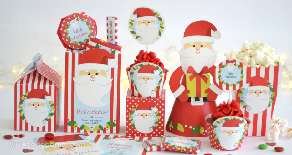 Kits imprimibles Santa